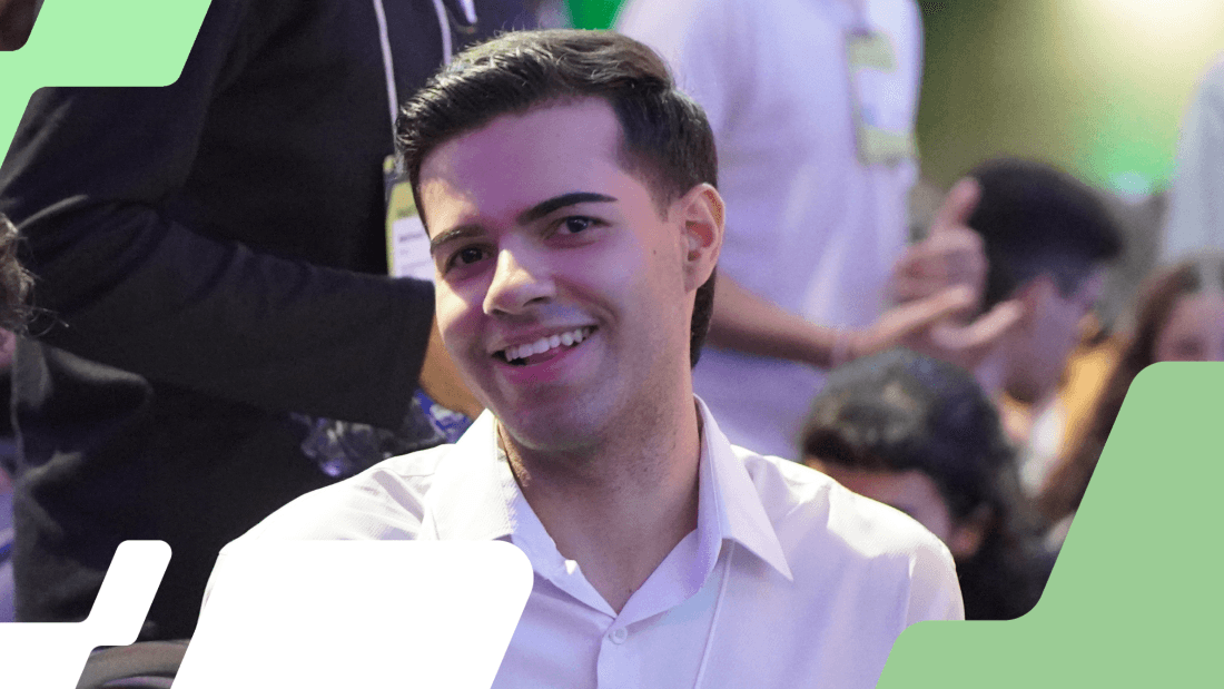 Capa da matéria Ele “deu match” com a Pravaler antes da Conferência de Carreira — e acabou contratado