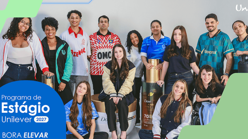 Imagem referente à notícia: Programa de Estágio Unilever 2027 abre as inscrições para estudantes